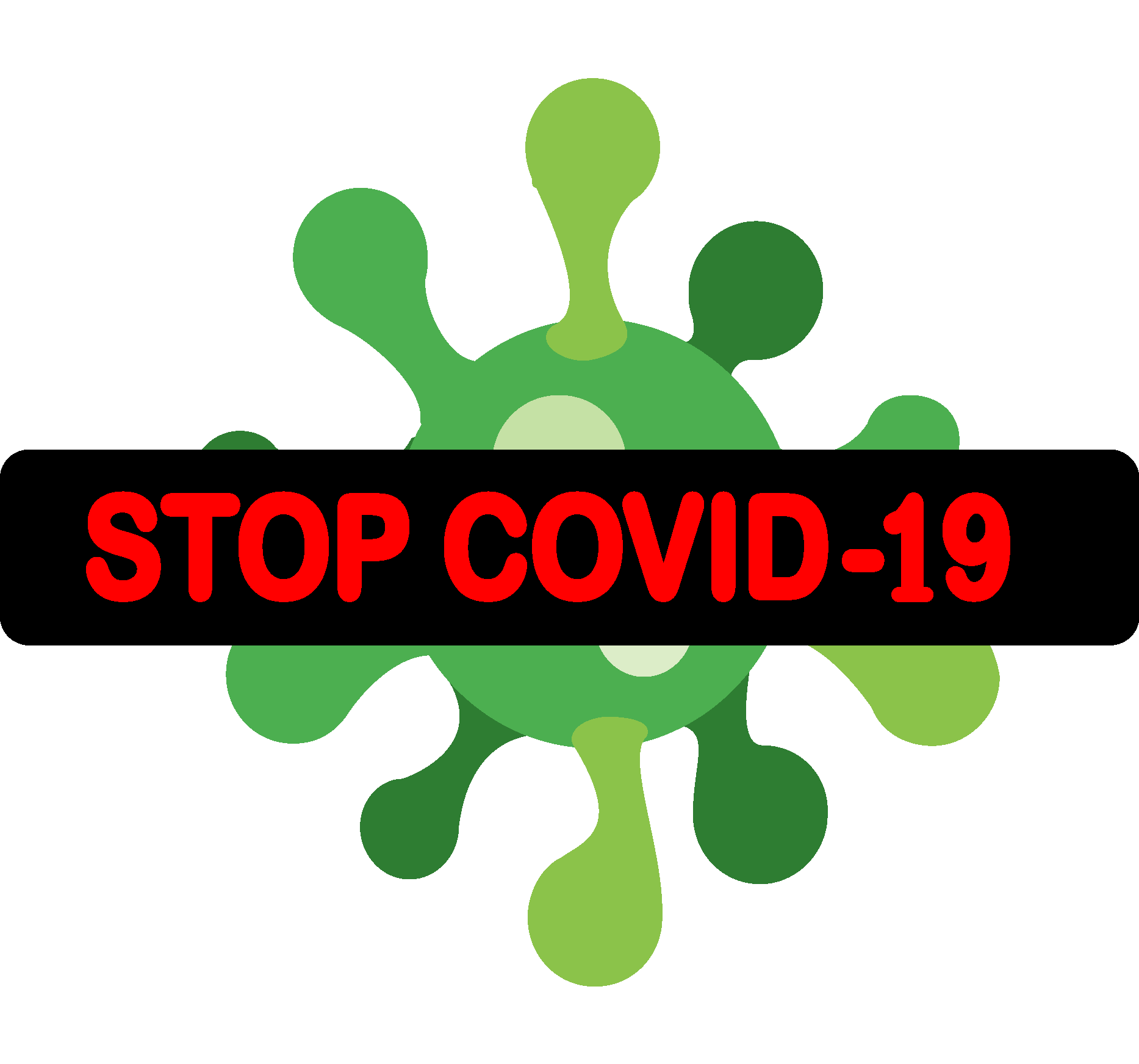 STOP COVID 19  New Logo Vector Logo